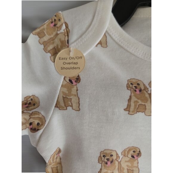 NWT Infants Puppy Dogs Bodysuit & Pant Set Sizes Available / M+A by Monica +Andy - Picture 4 of 4